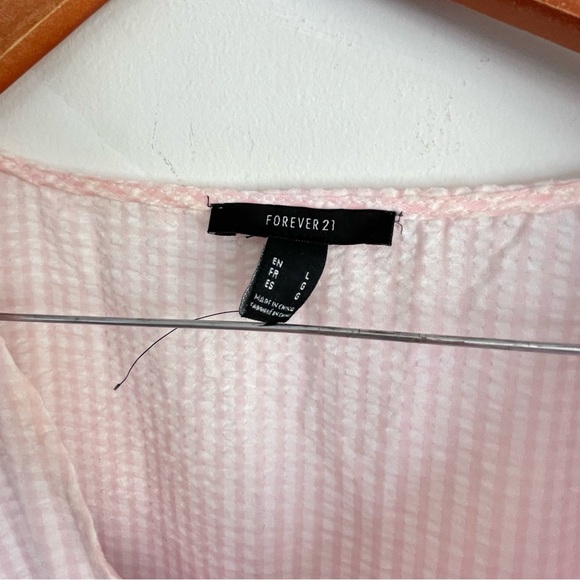 Forever 21 Large Pink and White Checkered Dress - Picture 5 of 5